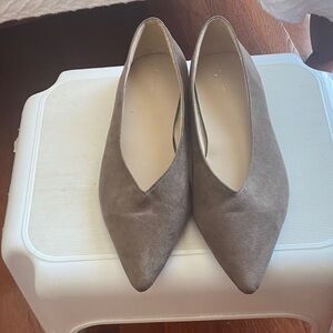 Elegant Taupe Women's Flat Shoes